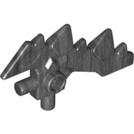 Lego zbraň se zuby, tmavě šedá lesklá (6248873, 6133843)